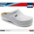 Leon COMFORT PU100 WHITE bőr női klumpa