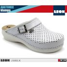 Leon COMFORT PU101 WHITE bőr női klumpa
