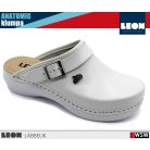Leon COMFORT PU101 WHITE bőr női klumpa