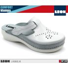 Leon COMFORT PU156 WHITE bőr női klumpa
