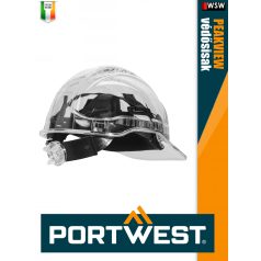   Portwest PEAKVIEW UV400 átlátszó önbeállító racsnis biztonsági védősisak - egyéni védőeszköz