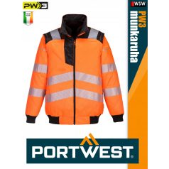   Portwest PW3 ORANGE 3in1 prémium technikai jólláthatósági télikabát - munkaruha