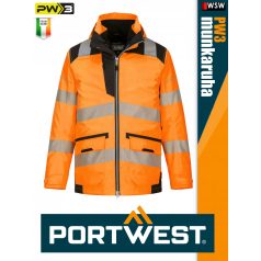 Portwest PW3 ORANGE prémium technikai jólláthatósági télikabát - munkaruha