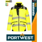 Portwest PW3 YELLOW 5in1 prémium technikai jólláthatósági télikabát - munkaruha