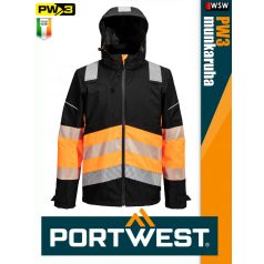 Portwest PW3 ORANGE 3in1 prémium technikai jólláthatósági télikabát - munkaruha