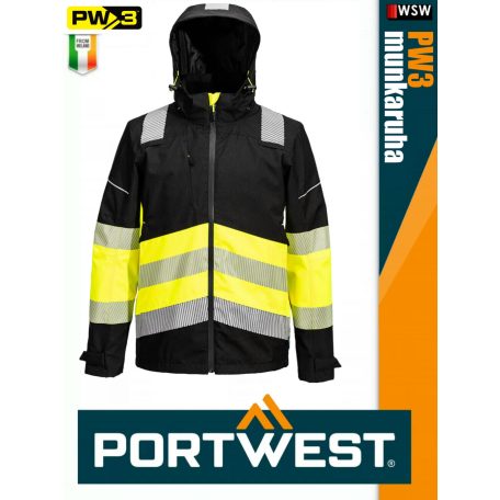 Portwest PW3 ORANGE 3in1 prémium technikai jólláthatósági télikabát - munkaruha