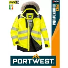 Portwest PW3 ORANGE prémium technikai jólláthatósági télikabát - munkaruha