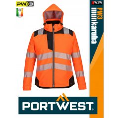   Portwest PW3 ORANGE jólláthatósági vízálló női munkakabát - munkaruha