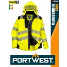 Portwest PW3 YELLOWBLACK jólláthatósági vízálló munkakabát - munkaruha