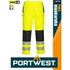 Portwest PW3 YELLOW jólláthatósági vízálló női deréknadrág - munkaruha