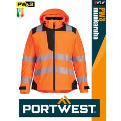 Portwest PW3 ORANGE 3in1 prémium technikai jólláthatósági télikabát - munkaruha