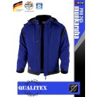 Qualitex PRO 245 ROYALBLACK prémium téli bélelt softshell technikai kabát - munkaruha