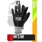 WSW CUT5 mártott nitril vágásbiztos mártott munkakesztyű - 12 pár/csomag