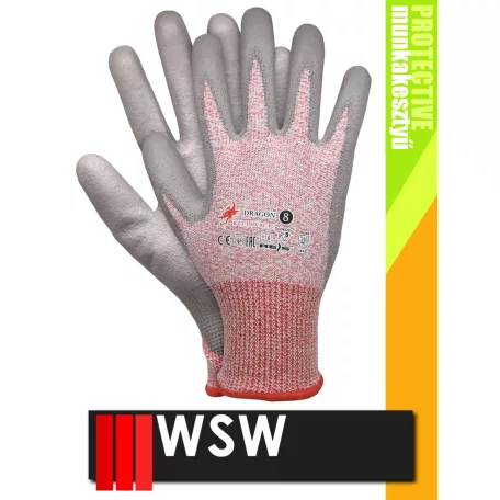 WSW CUTNIX C vágásbiztos mártott munkakesztyű - 12 pár/csomag