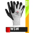WSW CUT5 mártott nitril vágásbiztos mártott munkakesztyű - 12 pár/csomag