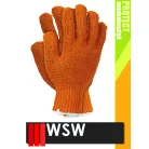 WSW CROSS ORANGE csúszásbiztos mártott munkakesztyű - 12 pár/csomag
