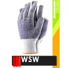 WSW DOZEN DOBLE NAVY csúszásbiztos mártott munkakesztyű - 12 pár/csomag