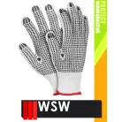 WSW DOZEN DOBLE BLACK csúszásbiztos mártott munkakesztyű - 12 pár/csomag