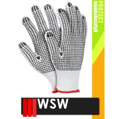   WSW DOZEN DOBLE BLACK csúszásbiztos mártott munkakesztyű - 12 pár/csomag