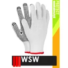 WSW DOZEN BLACK csúszásbiztos mártott munkakesztyű - 12 pár/csomag