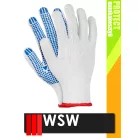 WSW DOZEN BLUE csúszásbiztos mártott munkakesztyű - 12 pár/csomag