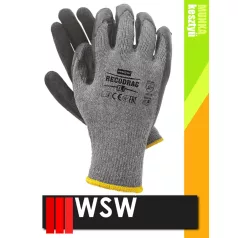 WSW RECODRAG mártott latex munkakesztyű - 12 pár/csomag