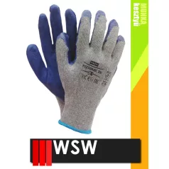 WSW RECODRAG mártott latex munkakesztyű - 12 pár/csomag