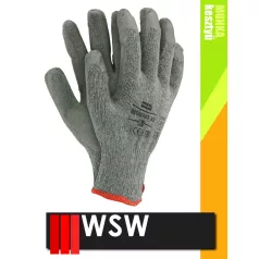 WSW RECODRAG mártott latex munkakesztyű - 12 pár/csomag