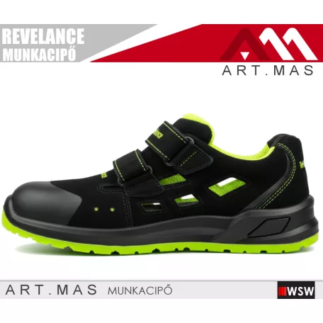 ArtMas REVELANCE BLACK S1 technikai munkaszandál - munkacipő