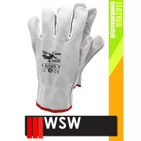 WSW DUO bőr technikai munkakesztyű - 12 pár/csomag