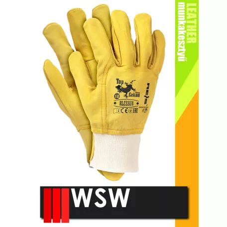 WSW SUN bőr technikai munkakesztyű - 12 pár/csomag