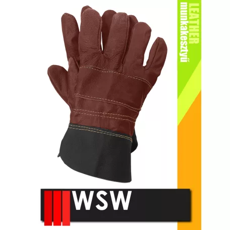 WSW RELIX bőr technikai munkakesztyű - 12 pár/csomag