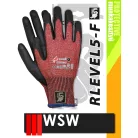 WSW LEVEL5 F vágásbiztos mártott munkakesztyű - 12 pár/csomag