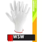 WSW MICRON WHITE csúszásbiztos mártott kevertszálas munkakesztyű - 12 pár/csomag