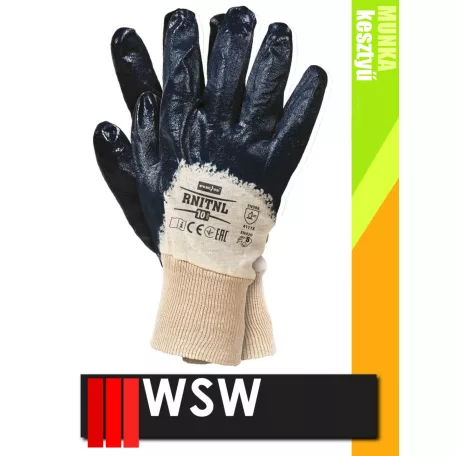 WSW RECONIT mártott nitril munkakesztyű - 12 pár/csomag