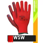 WSW NYDO RED csúszásbiztos mártott munkakesztyű - 12 pár/csomag