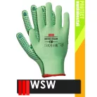 WSW NYDO GREEN csúszásbiztos mártott munkakesztyű - 12 pár/csomag