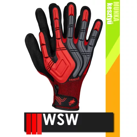 WSW ROBOTIC mártott habnitril mártott prémium munkakesztyű - 1 pár/csomag