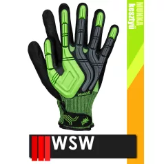   WSW ROBOTIC mártott habnitril mártott prémium munkakesztyű - 1 pár/csomag