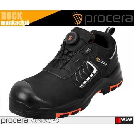 Procera ROCK BLACK S3 technikai önbefűzős munkacipő - munkabakancs