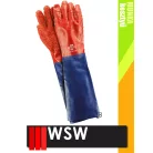 WSW CV60 mártott csúszásbiztos munkakesztyű 60 cm - 12 pár/csomag