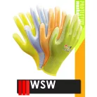 WSW POLICOLOR mártott munkakesztyű - 12 pár/csomag