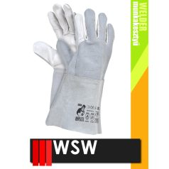 WSW LUX bőr technikai hegesztő 100C-ig hőálló kecskebőr munkakesztyű - 12 pár/csomag
