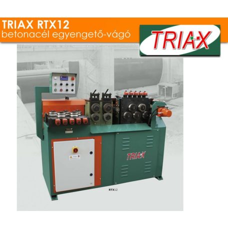 Triax RT betonacél egyengető és vágó gép
