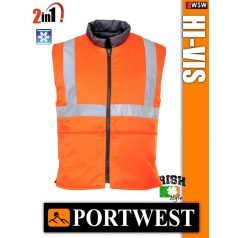   Portwest HI-VIS jólláthatósági bélelt 2in1 mellény - munkaruha