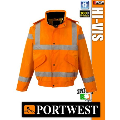 Portwest HI-VIS jólláthatósági átmeneti kabát - Bomber
