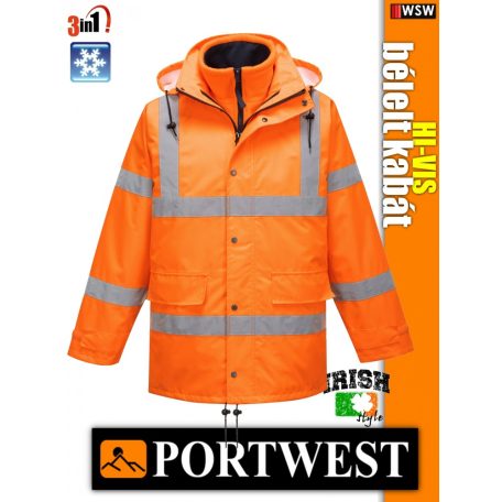 Portwest HI-VIS 3in1 jólláthatósági lélegző dzseki - munkaruha