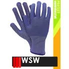 WSW TENA BLUE csúszásbiztos mártott munkakesztyű - 12 pár/csomag