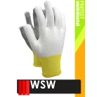 WSW TENA WHITE csúszásbiztos mártott munkakesztyű - 12 pár/csomag
