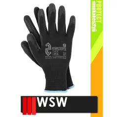   WSW TEPO csúszásbiztos mártott munkakesztyű - 12 pár/csomag